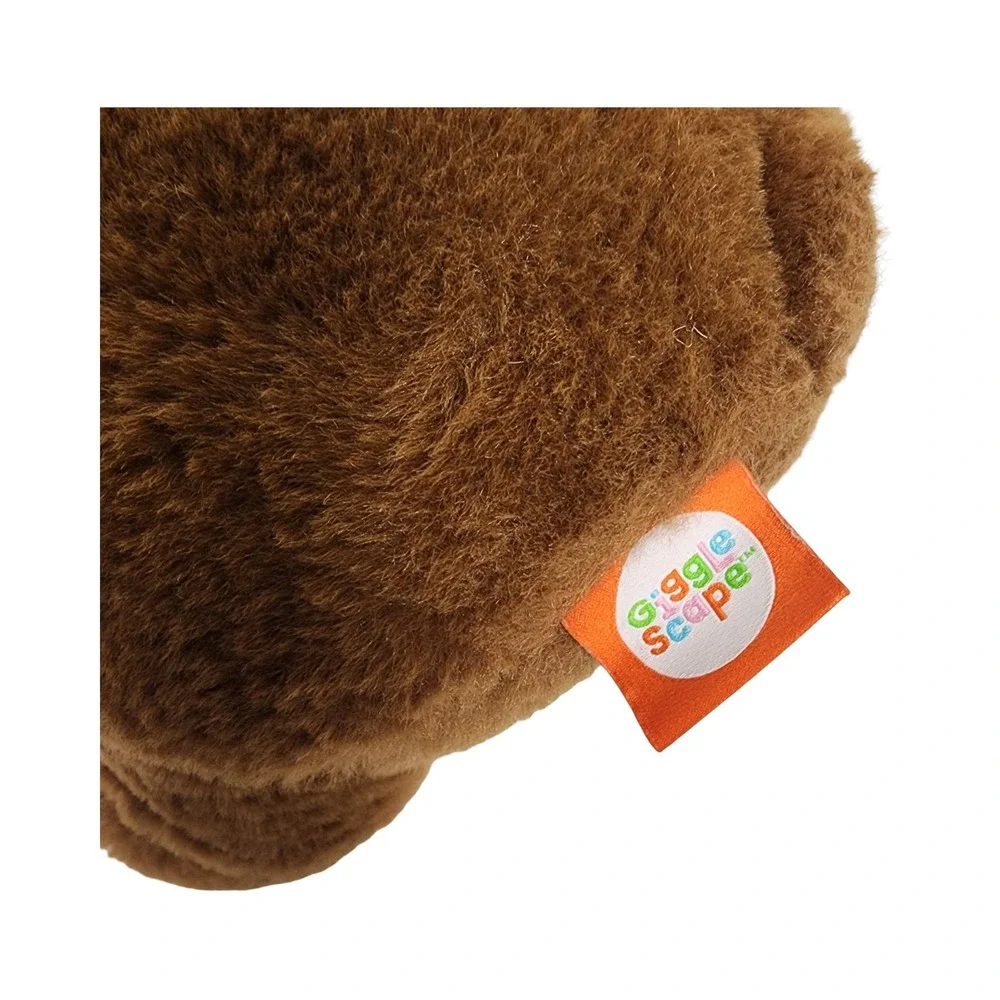 Giggle & Scope Brown Teddy Bear Plush Toy Sitting Stuffed‎ Animal